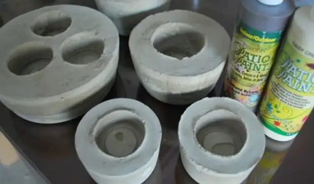 Immediately and you won't guess what you can make from empty cups from yogurt in cement. Brilliant! Instructions, needlework, do it yourself, do it yourself. Useful, photos