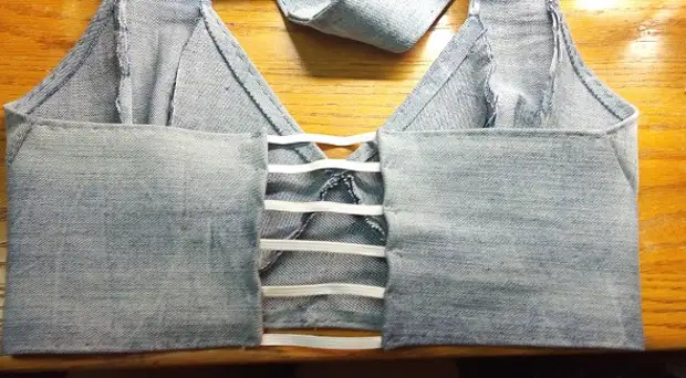Especialmente encontrados jeans velhos - fervidos para fazer essa coisa! Em 15 minutos de enfrentamento.