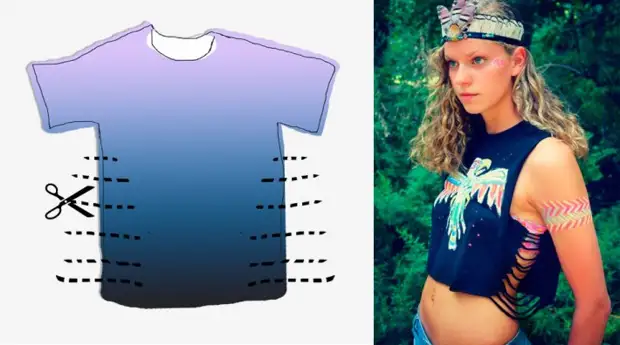 15 Lide foli frais, ki jan soti nan òdinè T-shirt fè yon bagay élégance