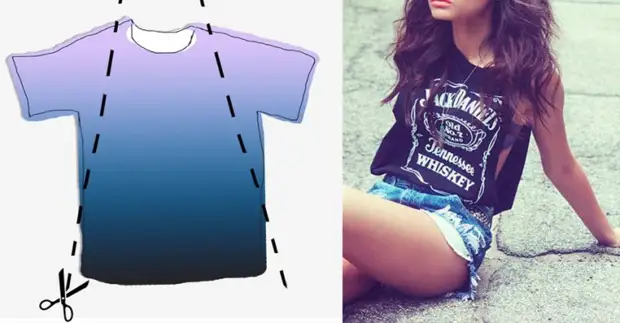 15 idées folles fraîches, comment du t-shirt ordinaire fait une chose élégante