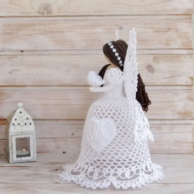 The most beautiful openwork angels crochet