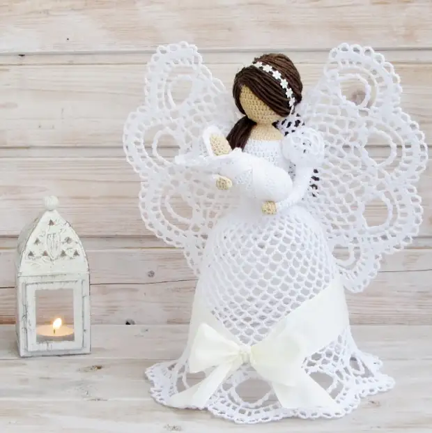 Openwork Angel Crochet.