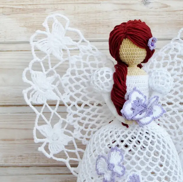 The most beautiful openwork angels crochet