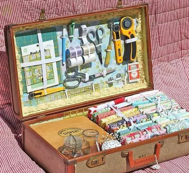 Vintage Storage Kastid Õmblusvahendid: Inspiratsiooni ideed