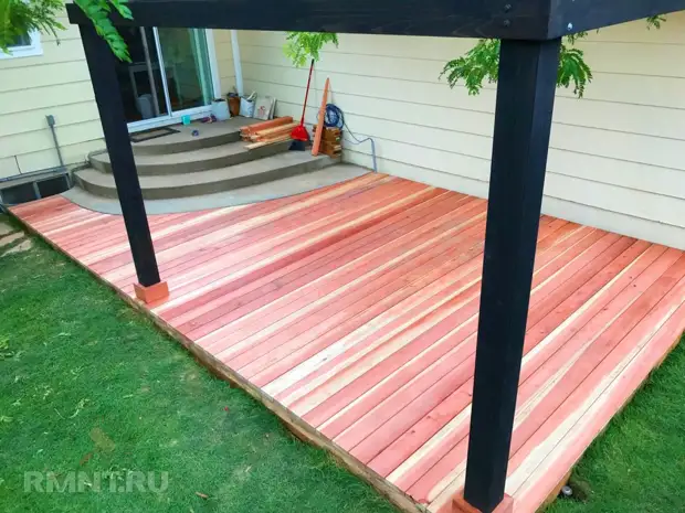 How to build a deck, flooring in the yard do it yourself