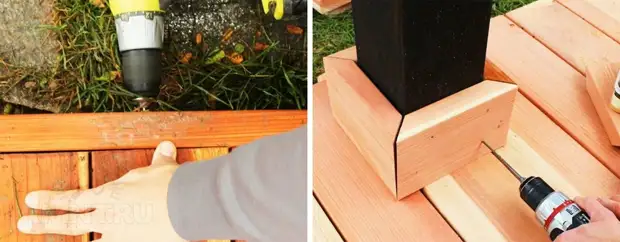 How to build a deck, flooring in the yard do it yourself