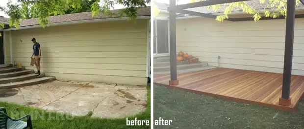 How to build a deck, flooring in the yard do it yourself