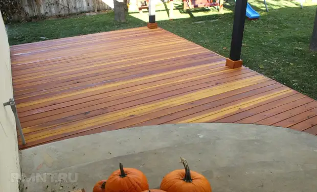 How to build a deck, flooring in the yard do it yourself