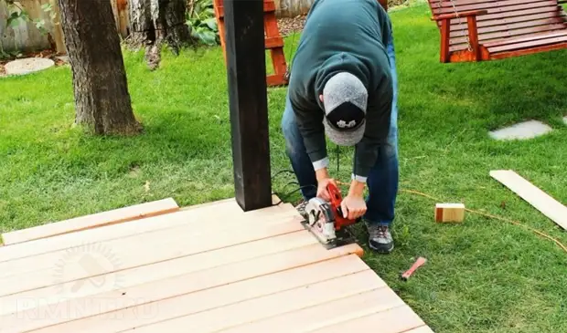 How to build a deck, flooring in the yard do it yourself