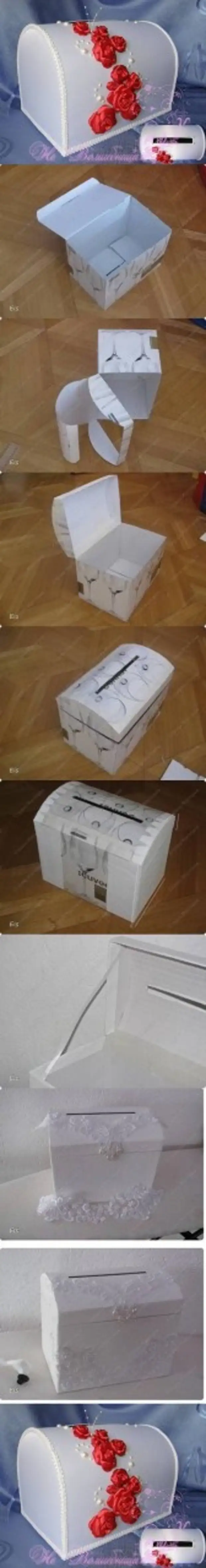 Caja de cartón DIY Arte: