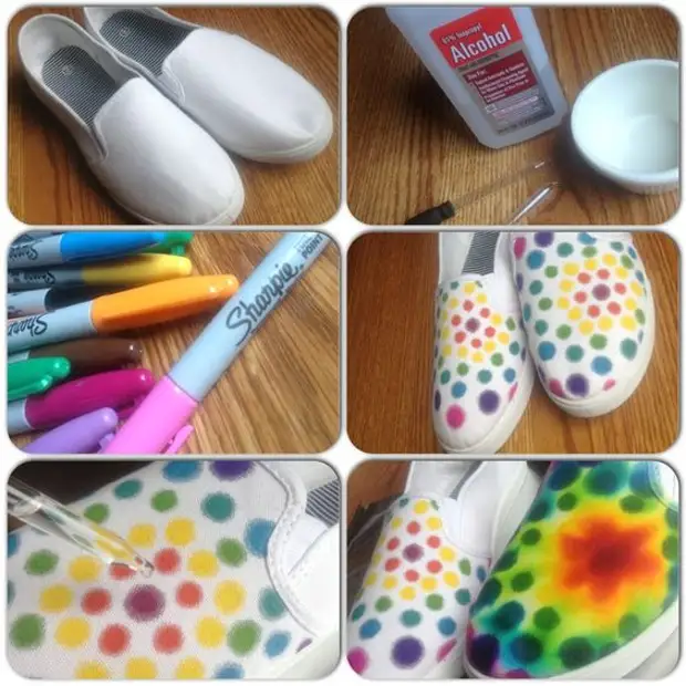 TIE-DYE | Poste de la communauté: 16 paires de chaussures de manière créative de Pinterest: