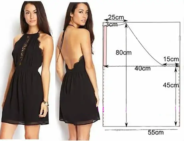 Enkla mönster av klänningar