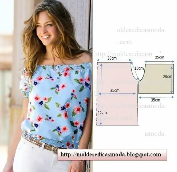 Blusas de verão - padrões perfeitos