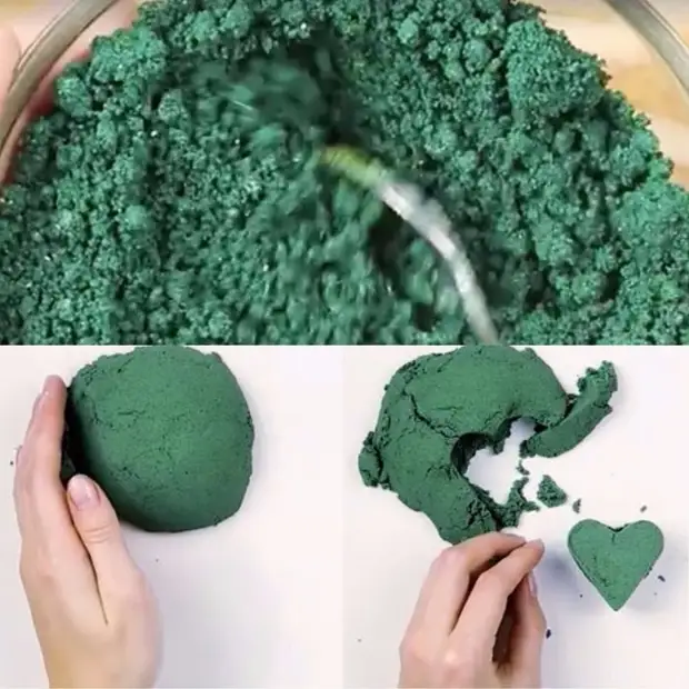 Wie man kinetischer Sand herstellt