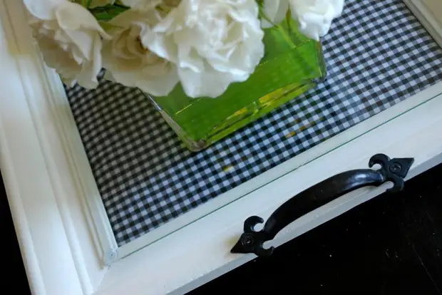 Master class on creating a stylish and original tray from picture frame and fabric