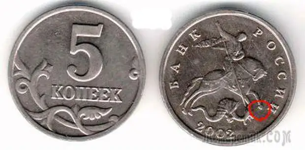 The most expensive coins of Russia 1997 2014