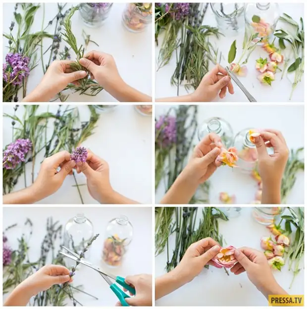 Odorizator natural cu aromă de primăvară uimitoare cu mâinile lor (9 fotografii)
