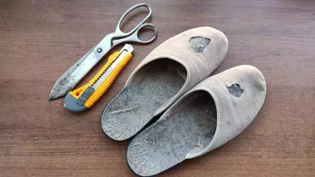 Gran idea para el hogar: hermosa transformación de zapatillas favoritas.