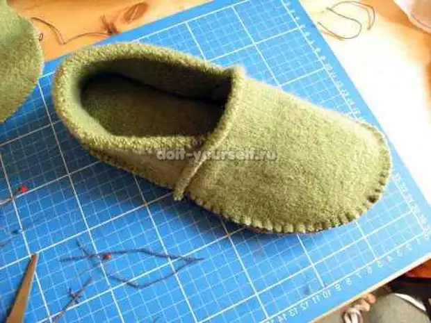 Picha kwenye ombi kushona slippers kufanya hivyo mwenyewe.