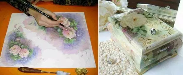 Kelas Induk di Decoupage - Idea Foto Permohonan Decoupage