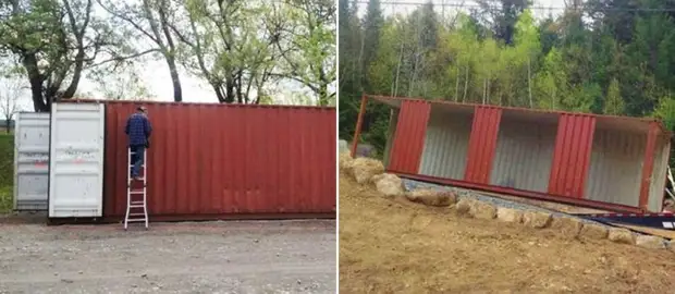 Kuća teretnih kontejnera, kuća od morskih kontejnera, kuća Coneerov, kuća to čini sami sa kontejnera