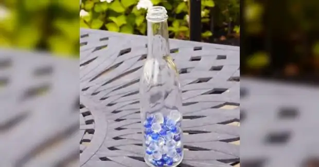 Homemade burner made of empty bottle