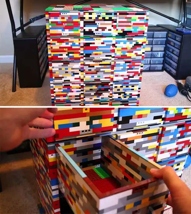 Dresser တောက်ပသောအချက်များ, ဒီဇိုင်နာ, Lego