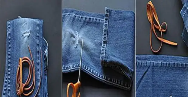 Non gettare vecchi jeans! La seconda vita dei vecchi jeans con beneficio per la casa