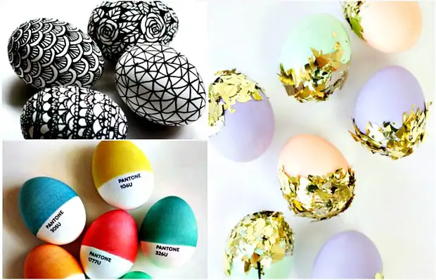 Para las vacaciones de Pascua: 20 magníficas ideas de la decoración de huevos que deben ser adoptados.