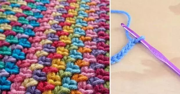 Harrigarri eta crochet eredu sinplea