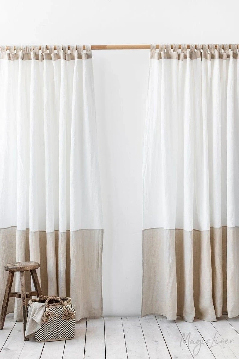 How to lengthen the curtains: 9 ideas