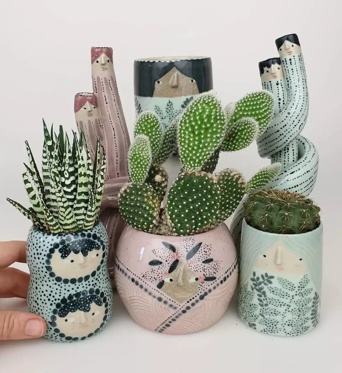 Ceramics with character: needlework instagram week