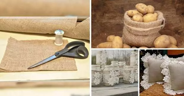 'N Seleksie van wonderlike idees vir Burlap Decor