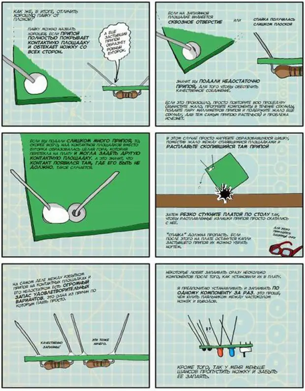 Kak teaching to solder? Integration in the form of kamikca