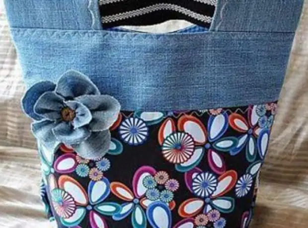 ¡Ya no lanza viejos jeans! Segunda vida de jeans en la imagen de bolsos lindos ...