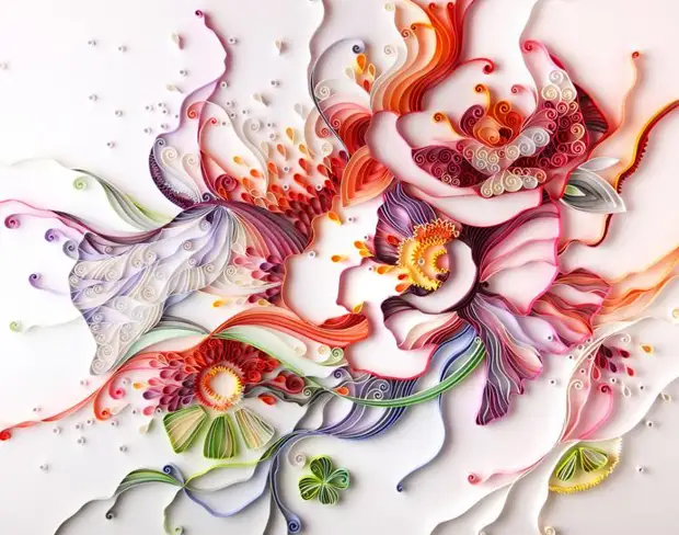 Quilling: چگونه گل ها، کارت پستال ها و نقاشی ها در تکنیک های کاغذی ساخته شده اند (+ عکس های شاهکارهای نهایی!)