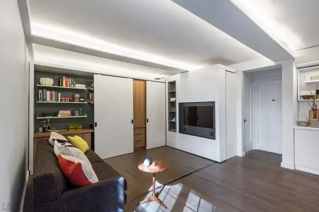 Tsznformer Apartment in New York: 5 Zimmer für 36 m² M. Design, Interieur, Wohnung, Reparatur