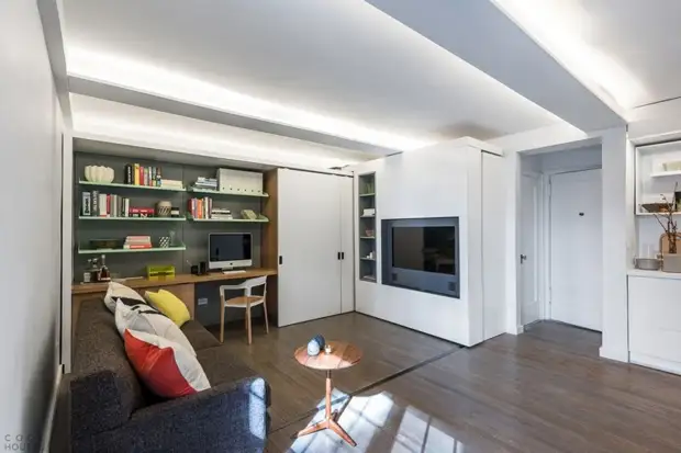 Tsznformer Apartment in New York: 5 Zimmer für 36 m² M. Design, Interieur, Wohnung, Reparatur