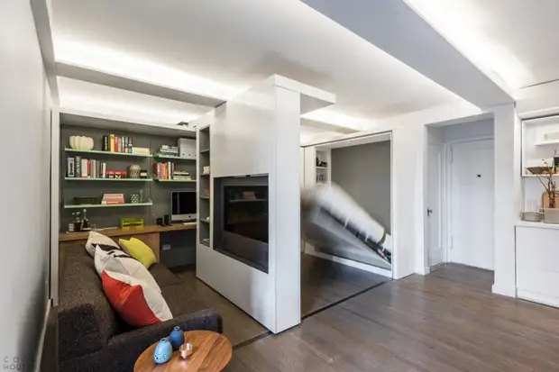 Tsznformer Apartment in New York: 5 Zimmer für 36 m² M. Design, Interieur, Wohnung, Reparatur