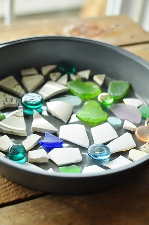 how to make mosaic steps