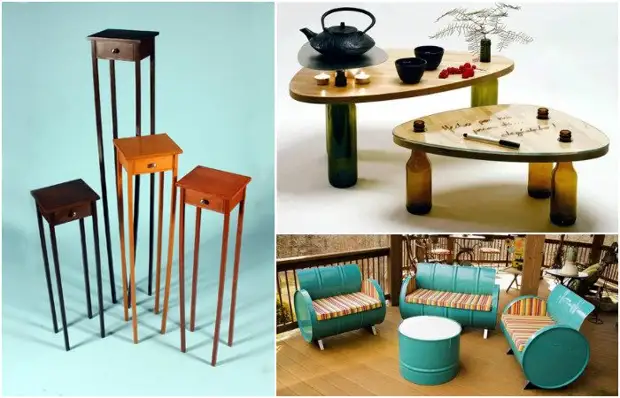 Original furniture, which is easy to make with your own hands