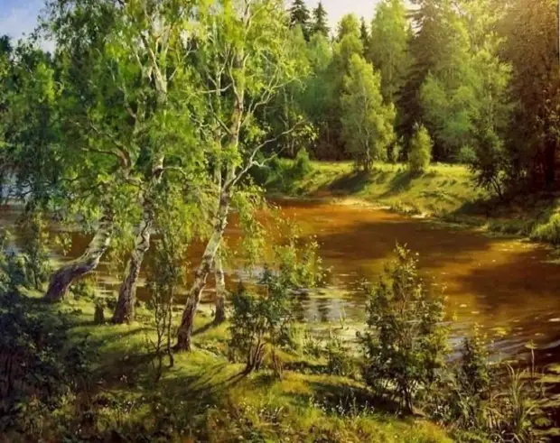 Peintures incroyables de Sergei Basova. Regarder et se reposer âme