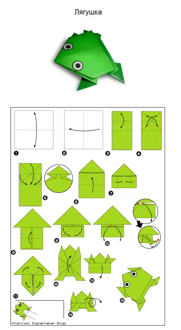 आपके और आपके बच्चे के लिए सरल ओरिगामी की योजनाएं (20 चित्र)