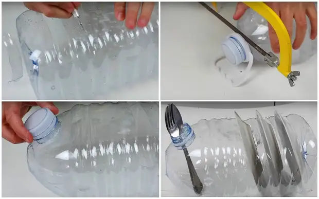 Idee interessanti da bottiglie di plastica