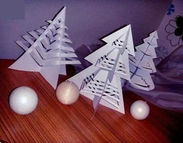 Papel Christmas tree: Master class