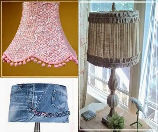 Atjauniniet Lampshade ar savām rokām