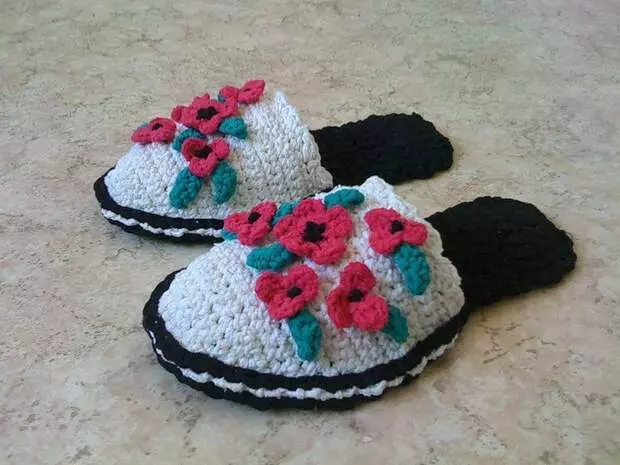 Slippers "polyanka" - avy amin'ny tsy ilaina