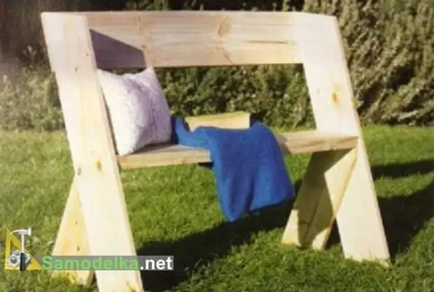 Cum să faci o bancă cu un spate - Homemade pentru cabane de vară