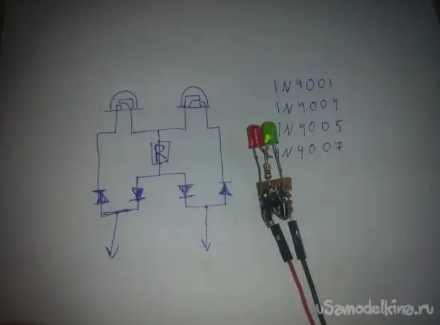 Tester polarity do 6 voltů
