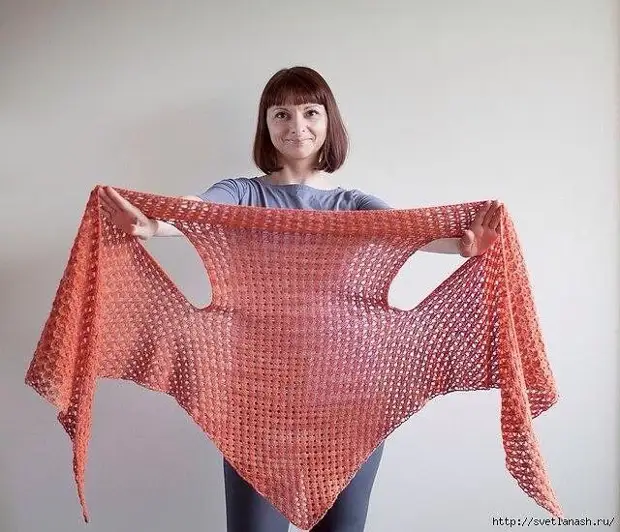 Knitted shawl transformer